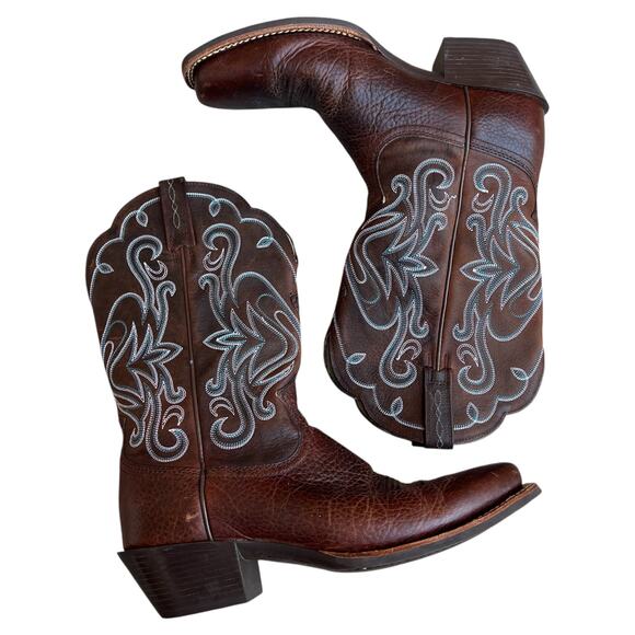 Ariat Legend Western Cowboy Boots Sz 9B - Picture 4 of 7